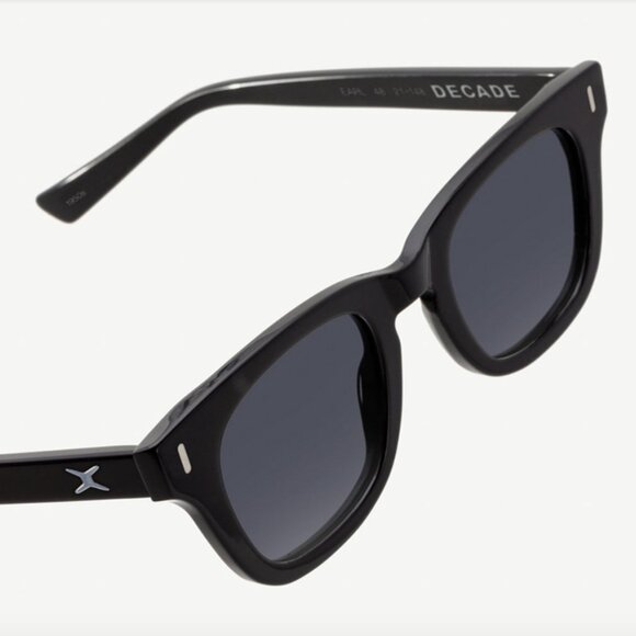 DECADE EARL 50’S POLARIZED GBK-GRA 1001 SUNGLASSES - Picture 1 of 12